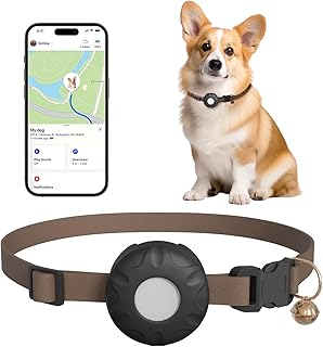 GPS Dog Trackers (Tag Included), Pet Tracker for Dogs, Waterproof Tracker Dog Collar with Adjustable Buckle, No Monthly Fe...