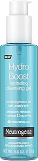 Neutrogena Hydro Boost Lightweight Hydrating Facial Cleansing Gel for Sensitive Skin, Gentle Face Wash & Makeup Remover wi...