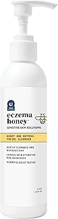 ECZEMA HONEY Oatmeal Facial Cleanser - Natural Eczema Face Wash Prevents Breakouts - Daily Gentle Face Cleanser for Dry, I...