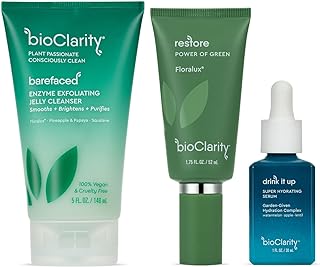 BioClarity Get Even Routine | 3 Steps to Even, Balanced Skin | Exfoliate, Clean, Brigthten, Hydrate Skin | All Skin Types...