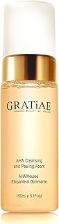 Gratiae organics, AHA Cleansing and Peeling Foam face wash, non-drying facial cleanser for sensitive, acne & allergy prone...