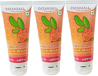 S2J 100% Patanjali Honey Orange Face Wash (60gm) - Pack of 3