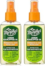 Murphy's Naturals Lemon Eucalyptus Oil Insect Repellent Spray | DEET-Free, Plant-Based | Mosquito and Tick Repellent for S...