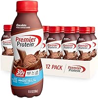 Premier Protein Shake, Chocolate, 30g Protein 1g Sugar 24 Vitamins Minerals Nutrients to Support Immune Health, 11.50 fl...