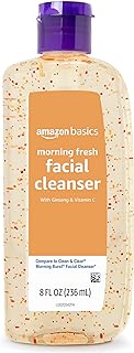 Amazon Basics Morning Fresh Facial Cleanser with Ginseng and Vitamin C, 8 fl oz
