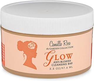 Camille Rose Glow Cleansing Bar | Anti-Blemish Facial Bar | Gentle Face Wash Bar to Exfoliate and Moisturize| Treats Acne ...