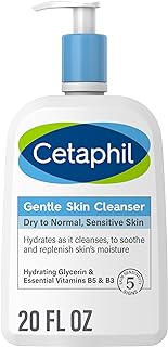 Cetaphil Face Wash, Hydrating Gentle Skin Cleanser for Dry to Normal Sensitive Skin, Mother's Day Gifts, NEW 20oz, Fragran...