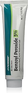 Perrigo Benzoyl Peroxide 5 Percent Large 90 gram Tube of Acne Treatment Gel