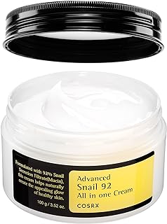 COSRX Snail Mucin 92% Repair Cream, Daily Face Gel Moisturizer for Dry Skin, Acne-prone, Sensitive Skin, Not Tested on Ani...
