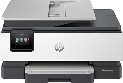 HP OfficeJet Pro 8139e All-in-One Printer, Color, Printer-for-Home, Print, Copy, scan, fax, Instant Ink Eligible; Automatic Document Feeder; Touchscreen; Quiet Mode; Print Over VPN