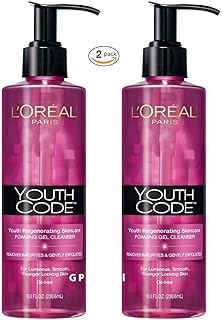 L'oreal Youth Code Foaming Gel Cleanser, 8oz( Pack of 2)