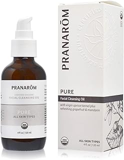 Pranarom - Pure Facial Cleansing Oil (4oz / 120ml) - 100% Pure & Natural Essential Oil Facial Cleanse for Makeup & Impurit...