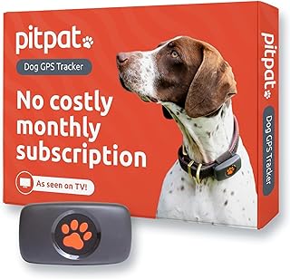 PitPat GPS Tracker for Dogs - No Subscription Fees - Suitable for All Dogs and Fits All Collars - Smart Activity Tracker, ...