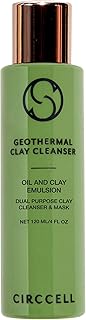 CIRCCELL Geothermal Clay Cleanser – Hydrating Facial Cleanser - Arctic Clay and Essential Oils Deep Clean & Detox Skin – H...
