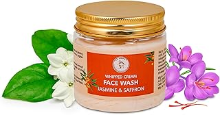 AATMANA Face Wash Jasmine & Saffron | Hydrating Face Wash for Sensitive Skin, Removes Makeup & Gently Cleanses Without Ove...