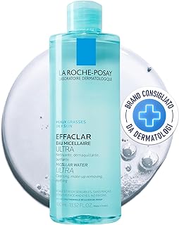 La Roche-Posay Effaclar Micellar Cleansing Water Toner for Oily Skin, Oil Free Makeup Remover, Safe for Sensitive Skin wit...