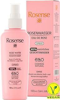 100% Pure Natural Vegan Turkish Rosewater Hydrating Face and Body Mist / FaceToner (No Additives, No Chemicals, No Preserv...