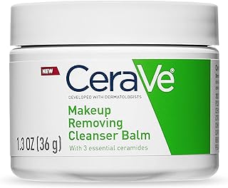 CeraVe Cleansing Balm for Sensitive Skin | Hydrating Makeup Remover with Ceramides and Plant-based Jojoba Oil for Face | N...