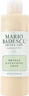 Mario Badescu Orange Cleansing Soap - Cream Face Cleanser and Exfoliator Enriched with AHA - Oil Free Face Wash for Combin...
