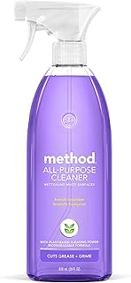 Method All-Purpose Cleaner Spray, French Lavender, Plant-Based and Biodegradable Formula Perfect for Most Counters, Tiles ...