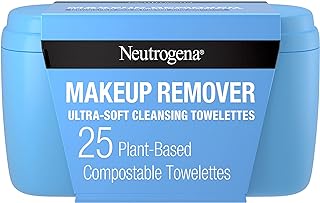 Neutrogena Makeup Remover Facial Cleansing Towelettes, Daily Face Wipes Remove Dirt, Oil, Sweat, Makeup & Waterproof Masca...
