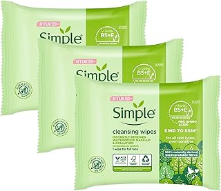 Simple Kind To Skin 25 Cleansing Facial Wipes (3 pack)
