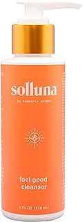 Solluna by Kimberly Snyder Feel Good Cleanser — Deep Cleans, Soothes & Moisturizes — Gentle pH Balanced Anti-Aging Facial ...
