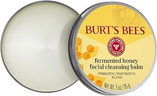 Burt's Bees Fermented Honey Facial Cleansing Balm, With Prebiotic and Postbiotic Blend, Contains Fermented Honey and Green...