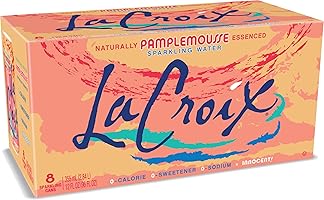 LaCroix Sparkling Water, Pamplemousse (Grapefruit), 12 Fl Oz (pack of 8)