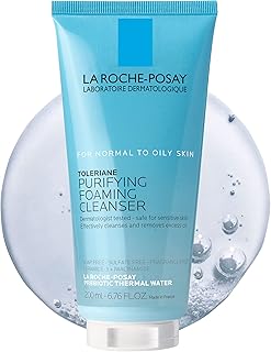 La Roche-Posay Toleriane Purifying Foaming Facial Cleanser, Face Wash for Oily and Normal Skin with Niacinamide, Won’t Dry...