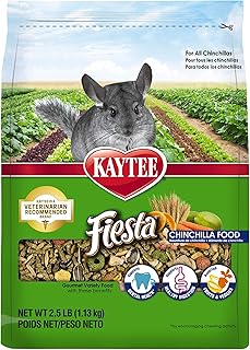 Kaytee Fiesta Pet Chinchilla Food, 2.5 Pound