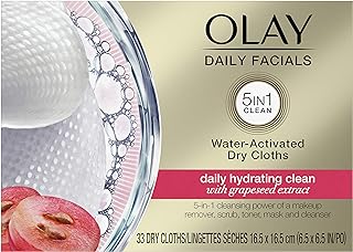 Olay 4-In-1 Daily Facial Cloths, Normal Skin 33 Count, Packaging May Vary Packaging may Vary