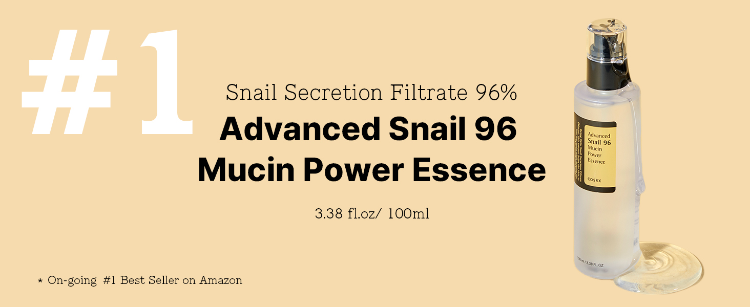 cosrx snail secretion filtrate 96% advanced 96 snail mucin power essence 100ml