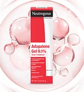 Neutrogena Adapalene Gel Acne Treatment, 0.1% Adapalene Acne Medication for Pimples & Blemishes, ...