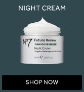 No7 Future Renew Night Cream - Nightly Face Moisturizer with Hyaluronic Acid for Damaged and Agin...
