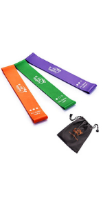 fit simplify high performance exercise loop bands with carrying case yoga bands home fitness yoga