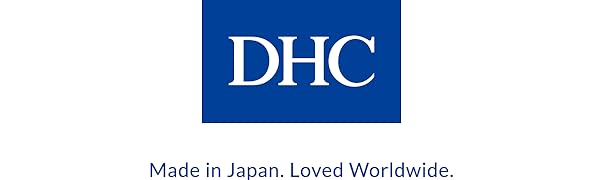DHC logo, made in Japan, loved worldwide.