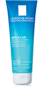 effaclar foaming cream cleanser face wash 