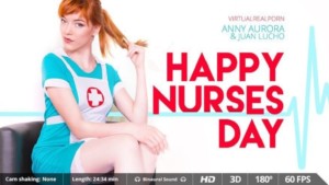 Happy Nurses Day - Beautiful Stockings Nurse Costume VR Porn VirtualRealPorn Juan Lucho Anny Aurora VR porn video vrporn.com