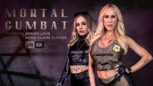 Mortal Cumbat Anna Claire Clouds Brandi Love VRConk vr porn video vrporn.com virtual reality