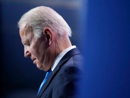 President Joe Biden speaks during a news conference at the COP26 U.N. Climate Summit, Tues