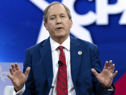 Texas Attorney General Ken Paxton speaks during the Conservative Political Action Conferen