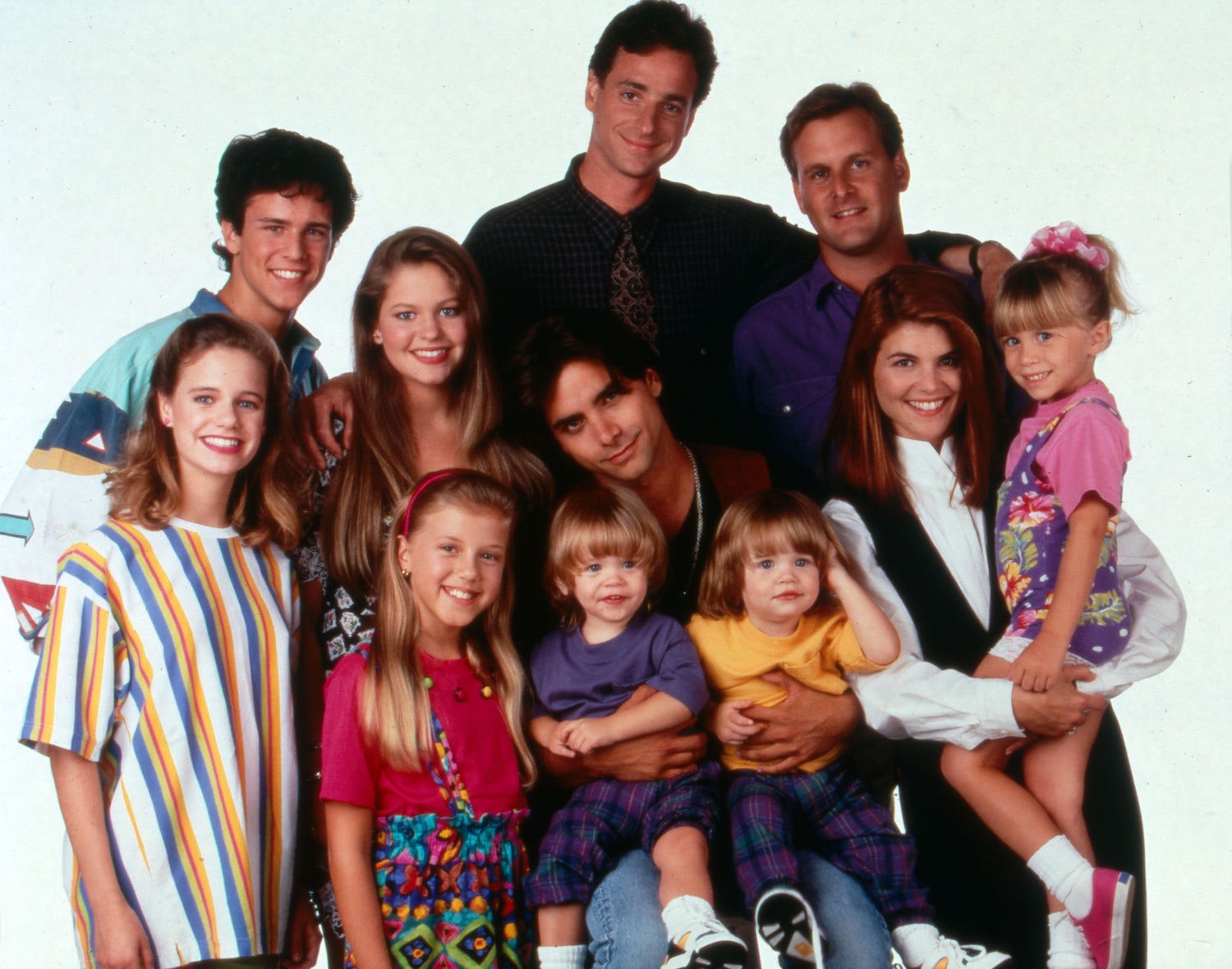 Image may contain Bob Saget Dave Coulier Scott Weinger John Stamos Human Person Andrea Barber People and Family