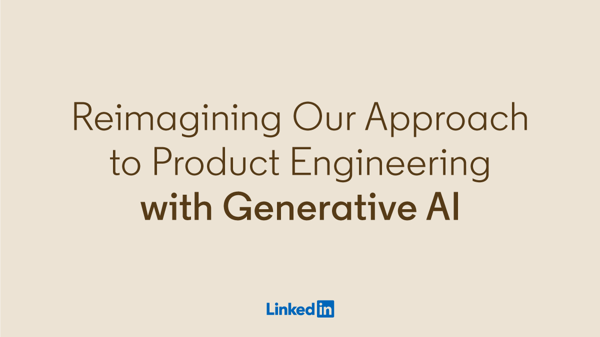 Reimagining our approach to Product Engineering with Generative AI
