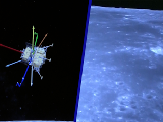 Chinese ruimtesonde landt op 'achterkant' van de maan