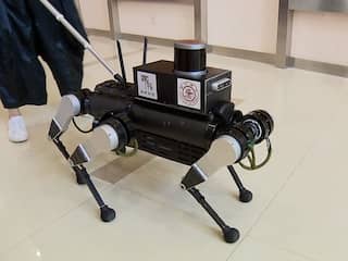 Chinese universiteit demonstreert robothond voor blinden