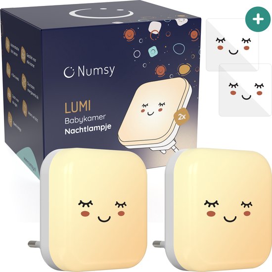 Numsy Babykamer Nachtlampje Stopcontact - Automatische Lichtsensor