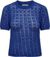ONLY ONLSOLA LIFE SS O-NECK KNT Dames Top - Maat S