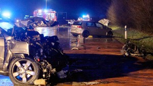 Drei Tote bei Unfall auf der A1