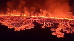 Wieder bricht der Vulkan nahe Grindavík aus